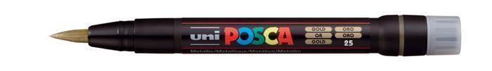 Akrylový štětcový popisovač "Posca PCF-350", zlatá, UNI 300400000