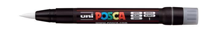 Akrylový štětcový popisovač "Posca PCF-350", bílá, UNI 300327000