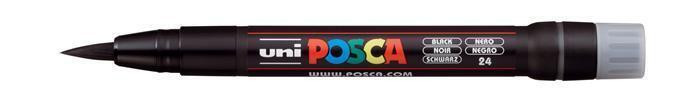 Akrylový štětcový popisovač "Posca PCF-350", černá, UNI 300384000