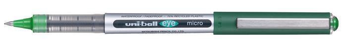 Kuličkové pero "UB-150E Eye Micro Eco", zelená, 0,3 mm, UNI 315143000