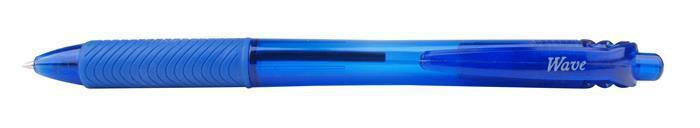 Kuličkové pero, modrá, 0,7 mm, stiskací mechanismus, BP-202301