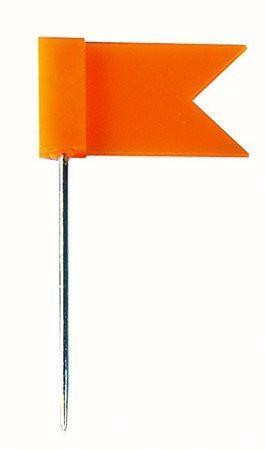 Připínáčky s vlajkou, mix barev, WEDO