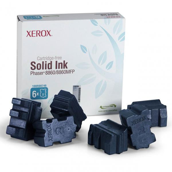 Xerox originální toner 108R00746, cyan, 14000str., 6ks