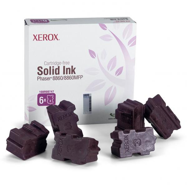 Xerox originální toner 108R00747, magenta, 14000str., 6ks