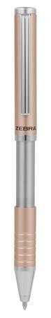 10082 Kuličkové pero "SL-F1", modrá, 0,24 mm, teleskopické, kovové, pudrově růžové tělo, ZEBRA
