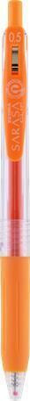 Gelové pero "Sarasa Clip", oranžová, 0,33 mm, stiskací mechanismus, ZEBRA 14319