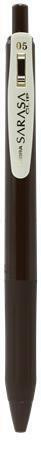 Gelové pero "Sarasa Clip Vintage", tmavě hnědá, 0,33 mm, stiskací mechanismus, ZEBRA 69316