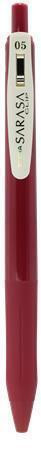 Gelové pero "Sarasa Clip Vintage", tmavě vínová, 0,33 mm, stiskací mechanismus, ZEBRA 69318