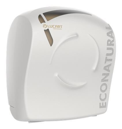 Zásobník na papírové ručníky "EcoNatural Flow Autocut", bílá, 37,4 x 32,8 x 22,5 cm, LUCART 892521