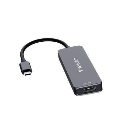 Rozbočovač USB-C, 4portový, HDMI, USB-A 3.2 Gen 1, USB-A 2.0, USB-C PD, VERBATIM 32155