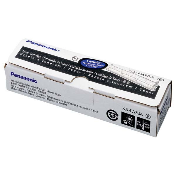 Panasonic originální toner KX-FA76E/A, black, 2000str.
