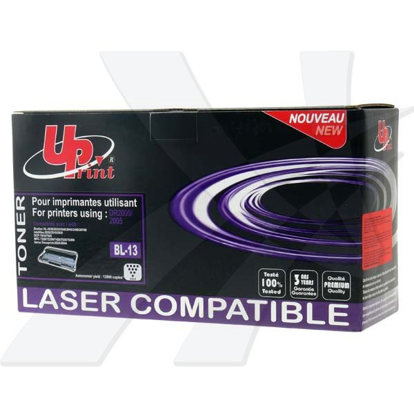 UPrint kompatibilní válec s DR2000, BL-13, black, 12000str.