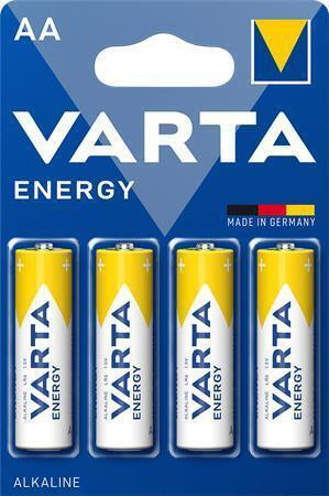Baterie, AA (tužková), 4 ks, VARTA "Energy"