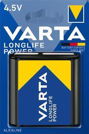 Baterie plochá 3LR12 "Longlife Power", 4,5 V, 1 ks v balení, VARTA