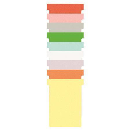 T-karty, bílá, vel. 3, 100 ks/balení, NOBO 2003002