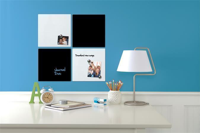 Magnetická tabule "Square Tile", černá, popisovatelná, 360x360mm, NOBO