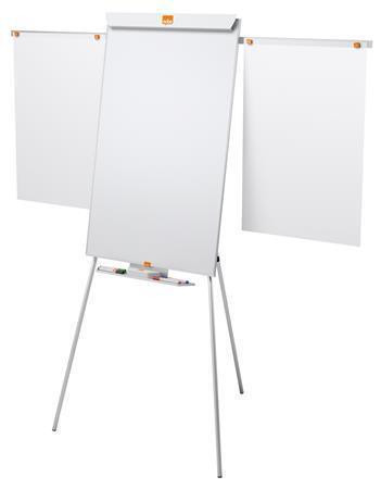 Flipchart tabule "Essential", bílá, 67,5 x 100 cm, 2 ramena, magnetická, NOBO 1915693