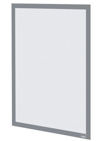 Rám na plakáty, stříbrná, A3, nástěnný, plastový rám, 2 ks/balení, NOBO 1915699