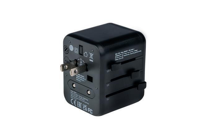 Cestovní adaptér "UTA-01", univerzální, 2x USB, VERBATIM 49543