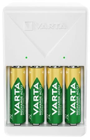Nabíječka baterií "Plug" AA/AAA, 4 x 2100 mAh AA, VARTA