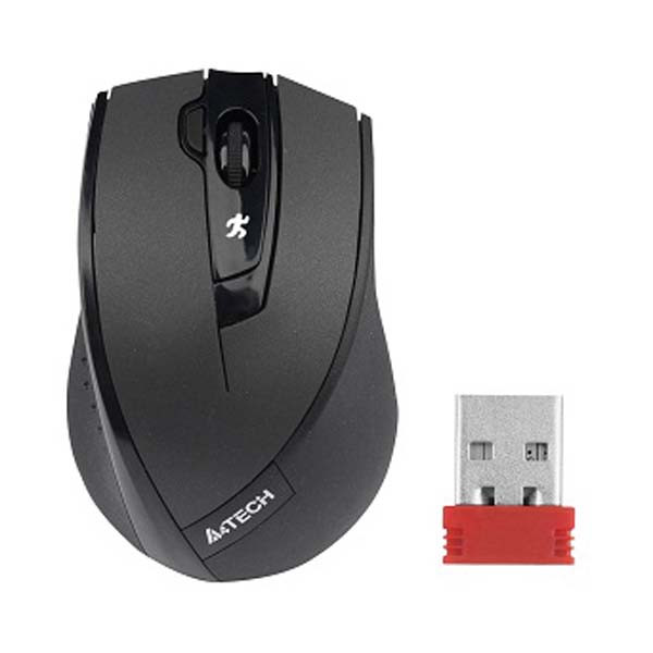 A4Tech 9300F sada klávesnice bezdrátová CZ/US, černá s bezdrátovou optickou myší, AAA, klasická, 2.4 [GHz]