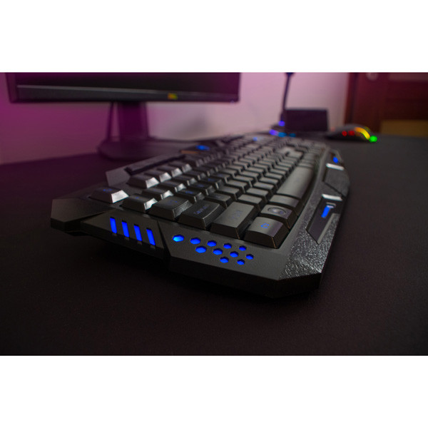 Marvo K636 klávesnice drátová (USB) US, černá