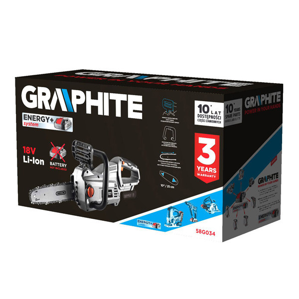 Graphite řetězová pila 58G034, 18V