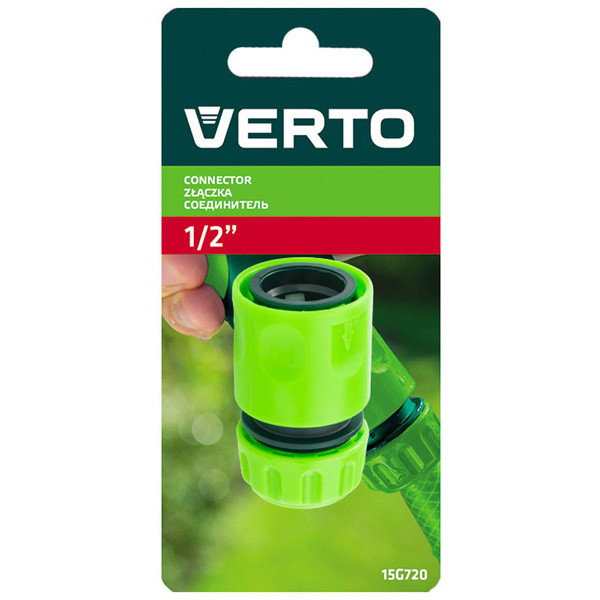 Verto rychlospojka materiál plast, 1/2", zelená, 15G720
