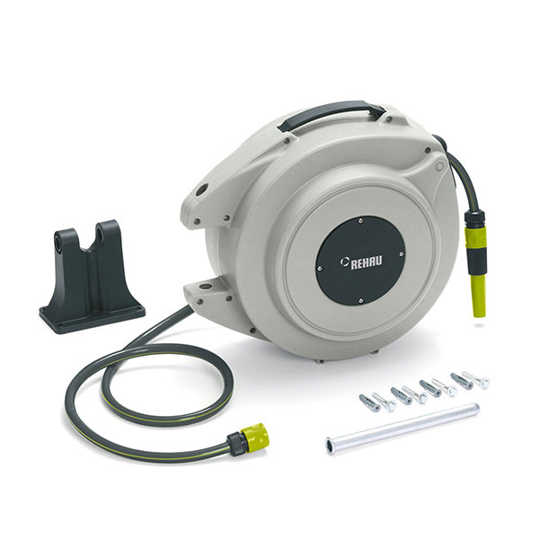 Rehau sada zahradní hadice v boxu s navijákem 15+2m, 1/2", 30bar, šedý, DOPRODEJ