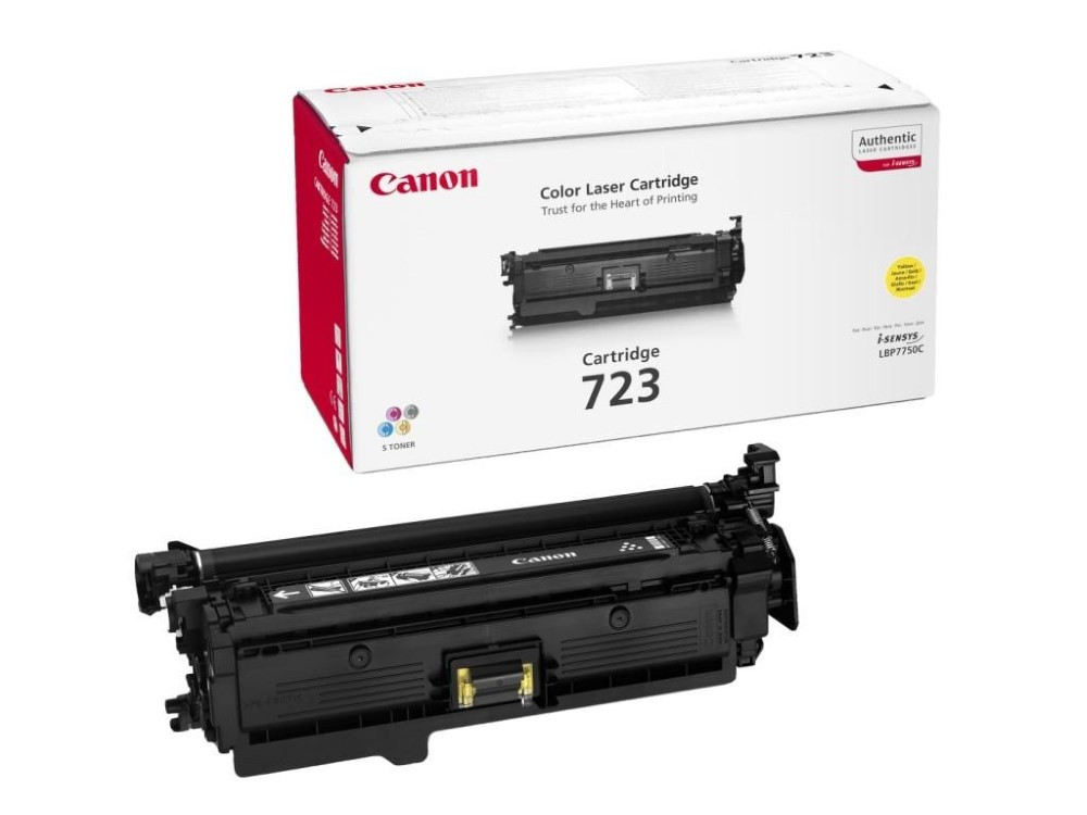 Canon originální toner CRG-723Y/ LBP-7750Ddn/ 8 500 stran/ Žlutá