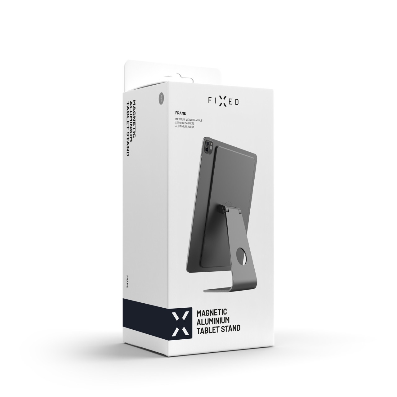 Hliníkový magnetický stojánek FIXED Frame pro Apple iPad Pro 12.9" (2018-2022) a iPad Air 13" (M2), space gray