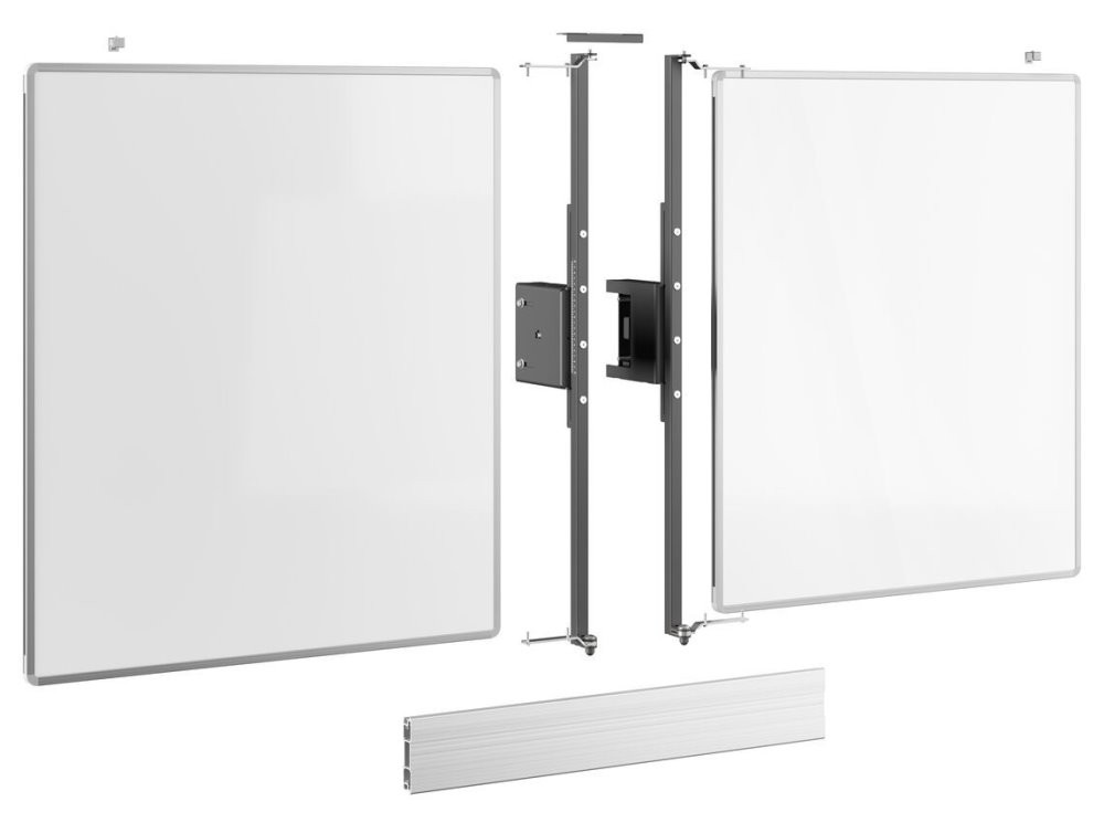 Vogels Postranní tabule 65" pro lifty RISE 5xxx, bílá keramika pro psaní fixem, magnetický zámek