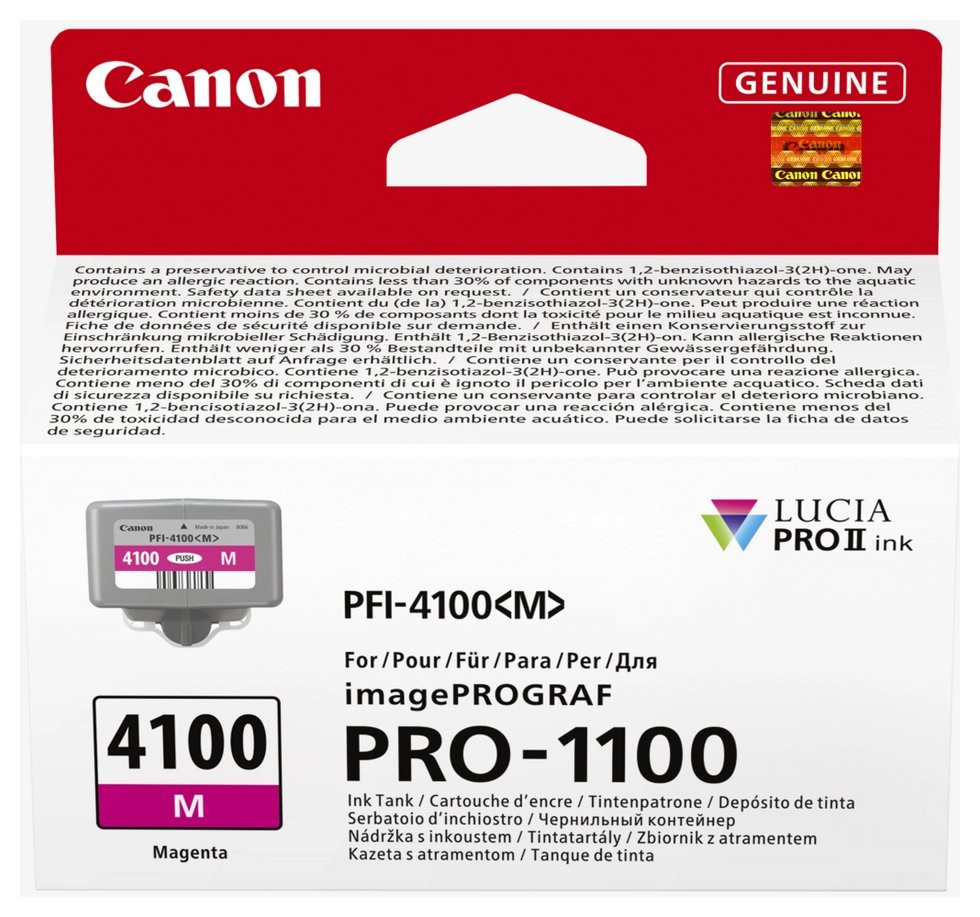 Canon inkoustová náplň INK PFI-4100 M Magenta