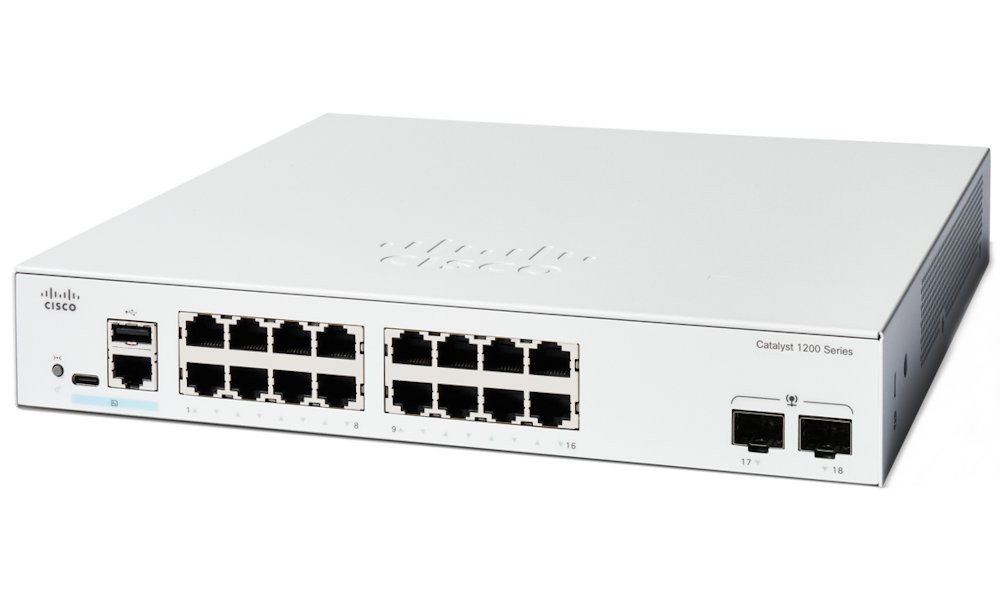 Cisco Catalyst 1200 16-port GE, 2x1G SFP