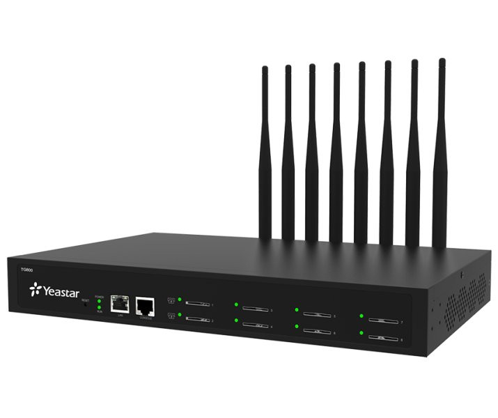 Yeastar NeoGate TG800L, IP GSM Brána, 8xLTE port, 1xLAN
