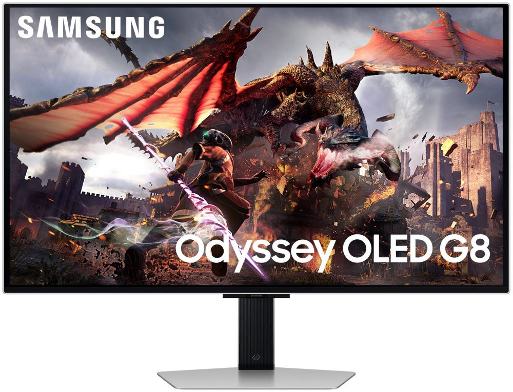 Samsung Odyssey OLED G8 32" / G80SD / 4K 3840x2160 / 16:9 / OLED / 0,03ms / 240Hz / HDMI/DP/USB/WiFi/BT/PIVOT/VESA/Repro