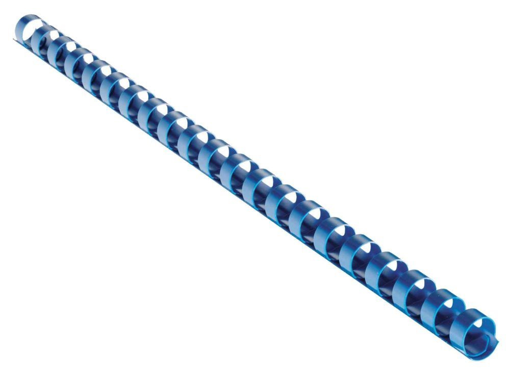 EUROSUPPLIES plastové hřbety/ formát A4/ 10mm/ modré/ 100 pack