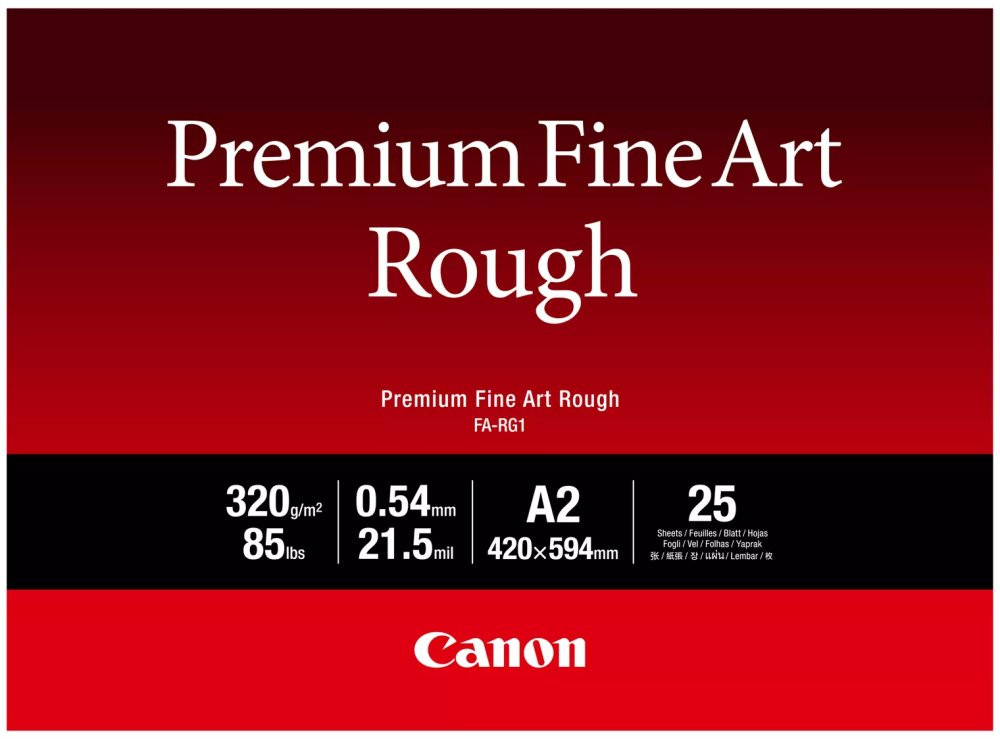 Canon fotopapír  FA-RG1  Premium FineArt Rough A2 25 listů