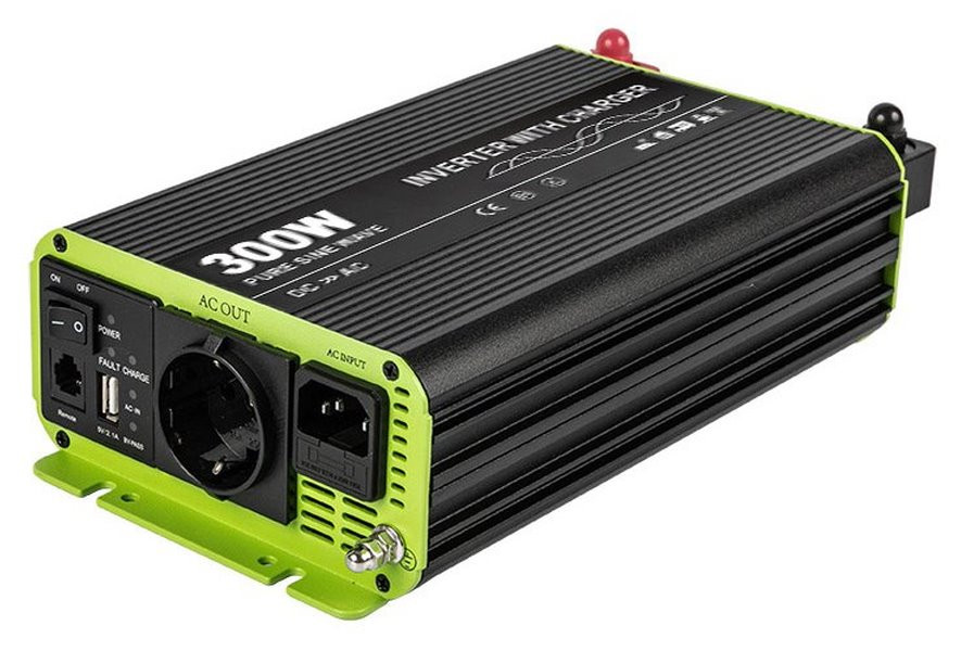 KOSUNPOWER UPS záložní zdroj s externí baterií 300W, baterie 12V / AC230V čistý sinus