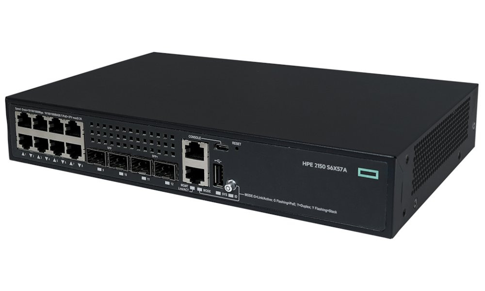 HPE Networking CW 2150 8p 10M/100M/1G 2p SFP 1G 2p SFP+ 1G/10G Switch