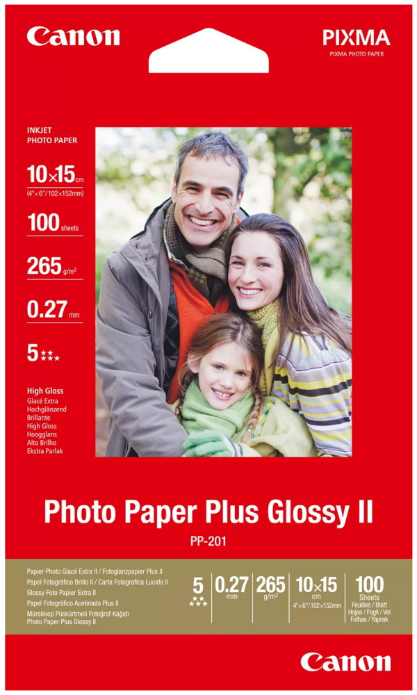 Canon fotopapír  BJ MEDIA PH PAPER PP-201 4x6   (100 listů)