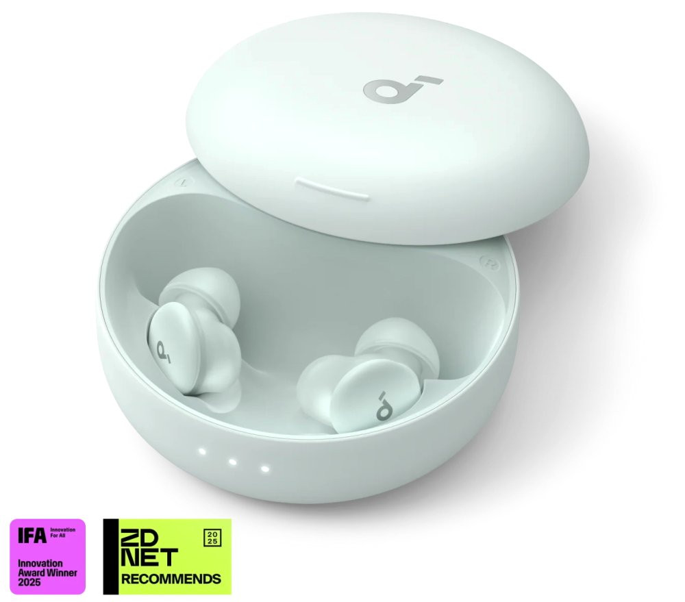 Anker Soundcore Sleep A30/ Sluchátka/ Bluetooth/ ANC/ zelená