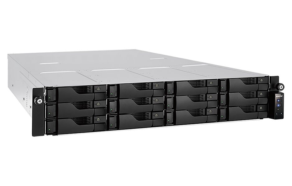 Asustor NAS AS6512RD/RAIL KIT / 12x 2,5"/3,5" SATA III/ Atom C3538 2,1GHz/ 8GB/ 2x1GbE+ 2x2.5GbE/ 4x USB 3.0/ red. zdroj