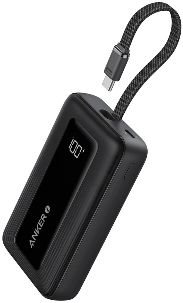 Anker Powerbanka/ 1000mAh/ 30W/ integrovaný USB-C/ displej/ černá