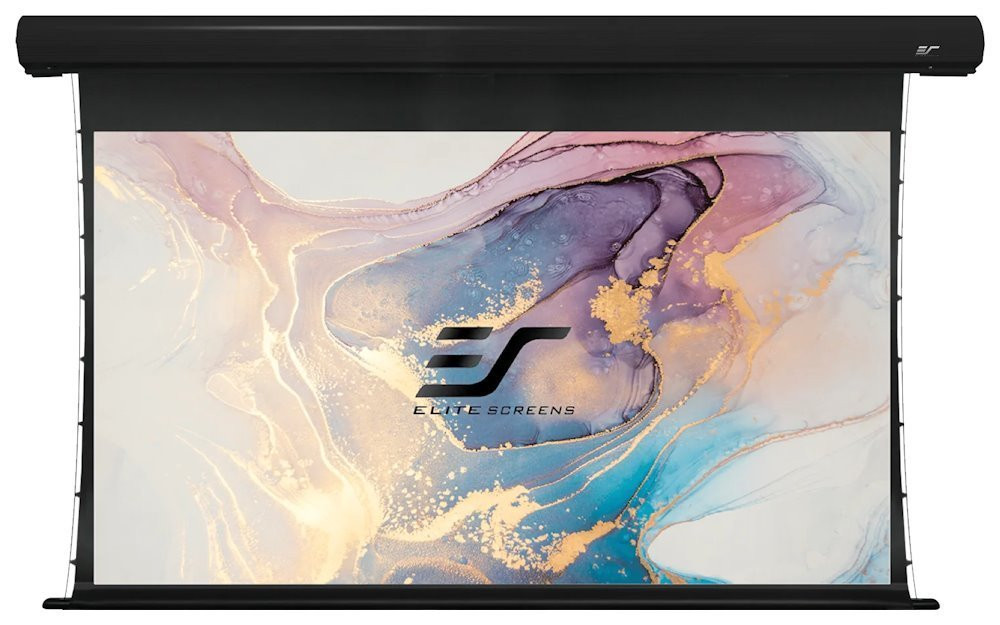 ELITE SCREENS plátno elektrické motorové 150" (381cm)/ 16:9/ 186,9×332cm/ hliníkový case černý/ 6" drop/ MaxWhite FG