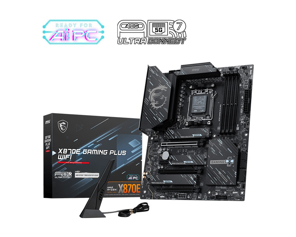 MSI X870E GAMING PLUS WIFI/AM5/ATX