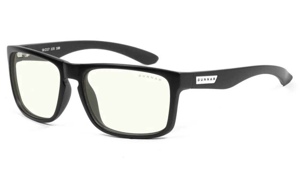 GUNNAR kancelářske/herní brýle INTERCEPT ONYX * čírá  skla * BLF 35  * NATURAL focus