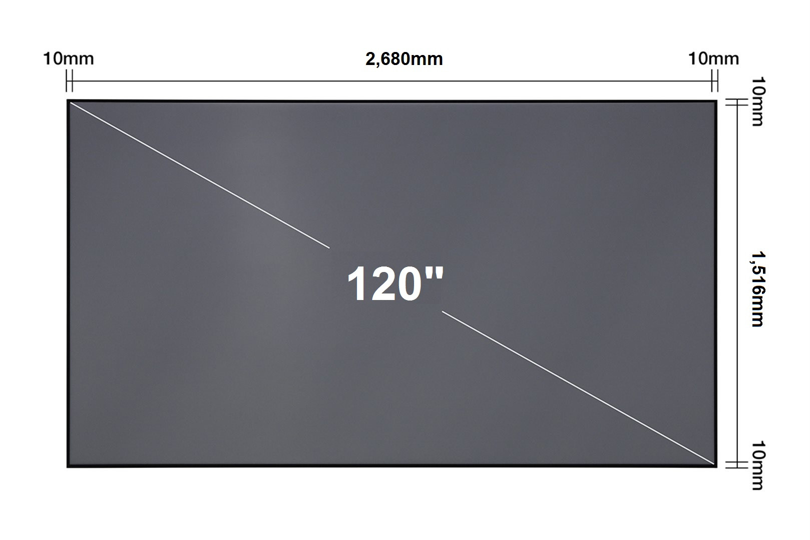 Epson plátno Laser TV 120" Screen - ELPSC36