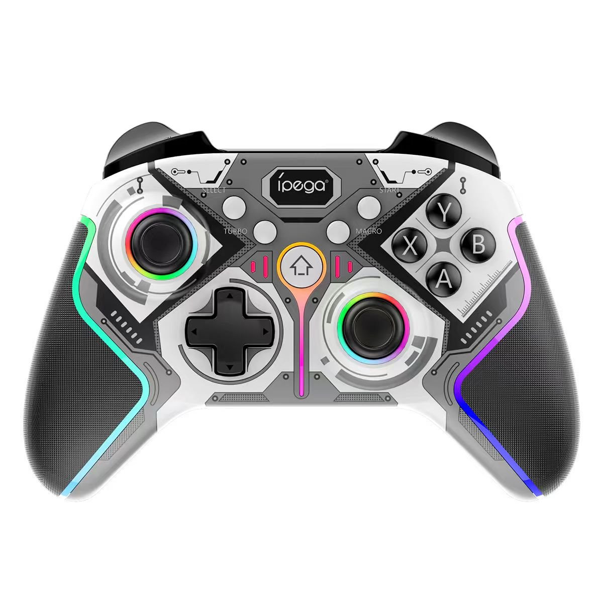 iPega 9666HH Bluetooth RGB Gamepad pro Android/iOS/PS3/PS4/PC/N-Switch Gray