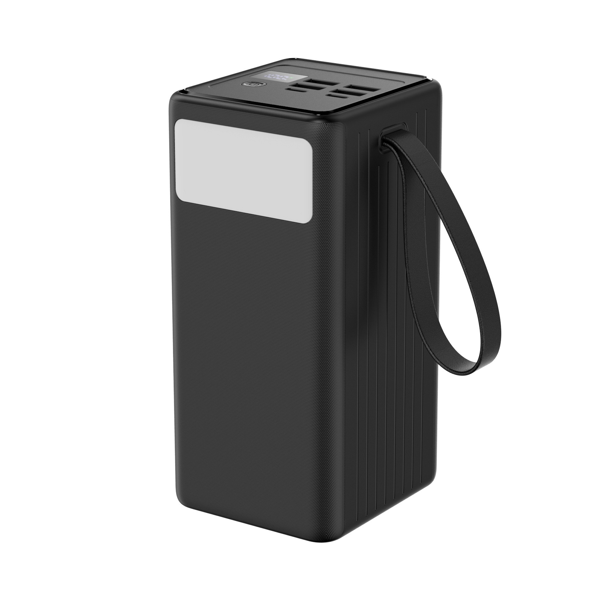 Platinet Powerbanka 60000 mAh 65W Power Delivery, 2xUSB-C, 2xUSB-A, kabel USB-C 1m, černá